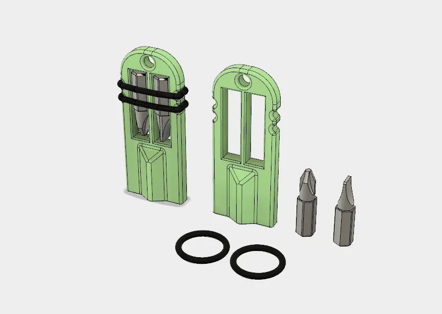 Công cụ bỏ túi EDC cho hai bit tiện lợi - Image 1