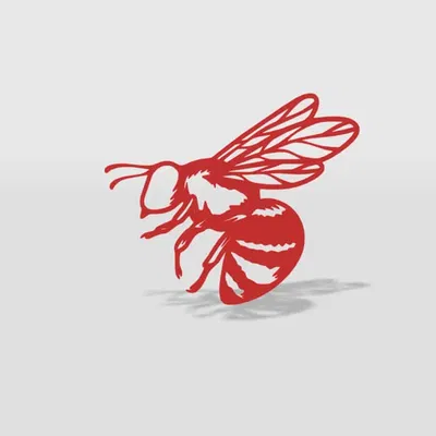 Trang trí tường với chú ong dễ thương