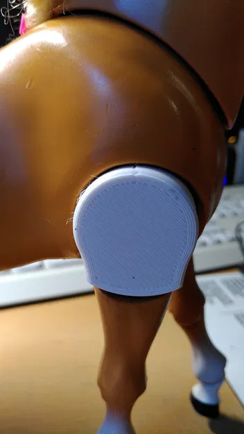 Bọc chân ngựa Barbie được thiết kế và in mới - Image 2