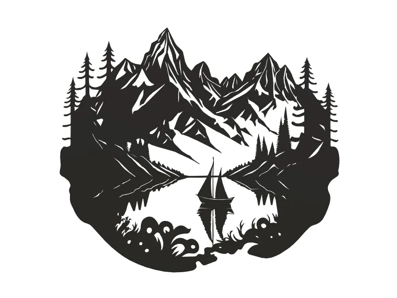 Thuyền buồm trang trí treo tường nghệ thuật - Image 2