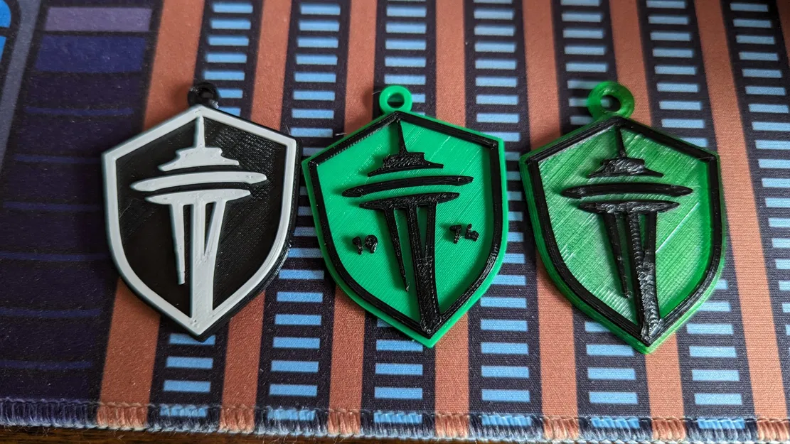 Móc chìa khóa logo mới của Seattle Sounders - Image 1