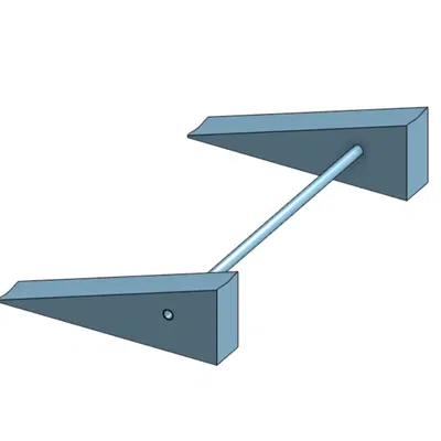 Ramp di động cho xe lăn qua bậc 12 cm