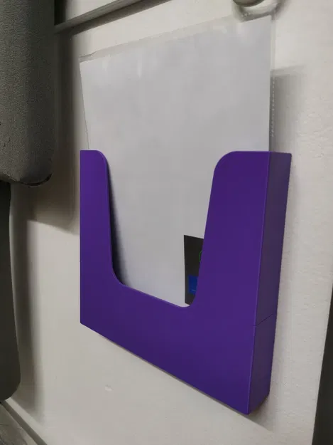 Giá đỡ tờ rơi DIN A4 treo tường có lỗ khoan - Image 1