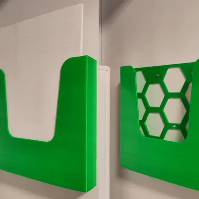 Giá đỡ giấy DIN A4 chắc chắn - phiên bản ít filament