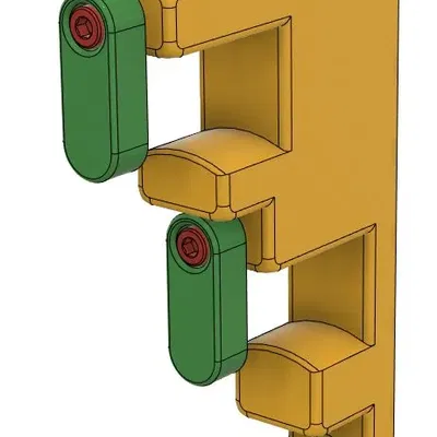 Giá đỡ tường cho 2 bàn đa năng 100 x 60 cm