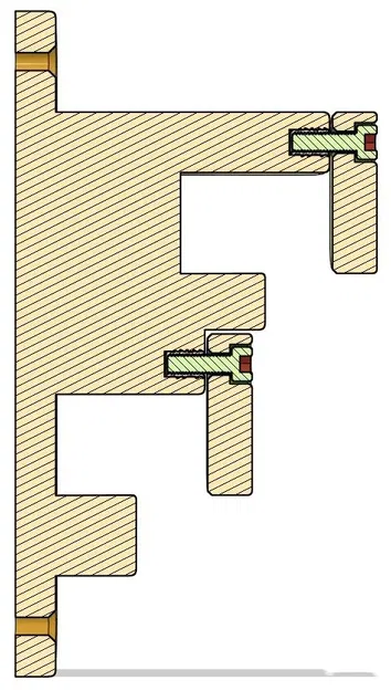 Giá đỡ tường cho 2 bàn đa năng 100 x 60 cm - Image 6