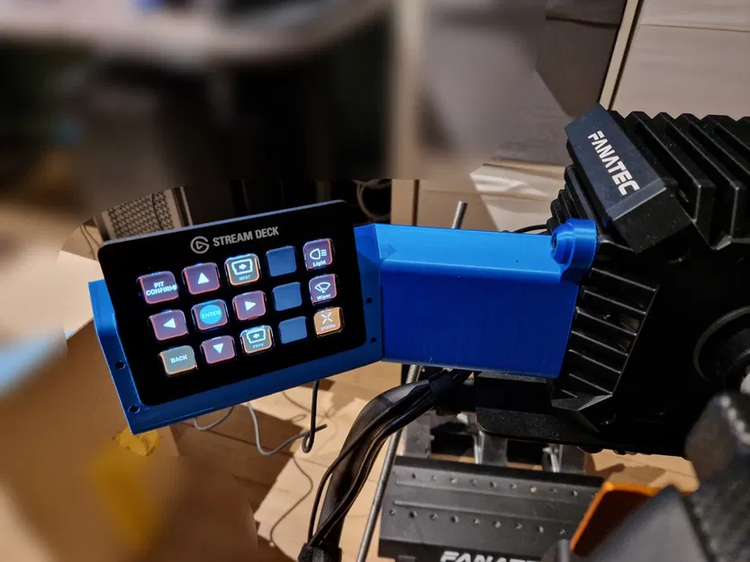 Giá đỡ Streamdeck MK2 cho đế Fanatec CSL DD - Image 2
