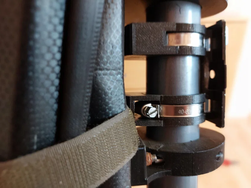 Giá đỡ khung cho khóa báo động Abus 2.0 với kẹp ống inox - Image 6