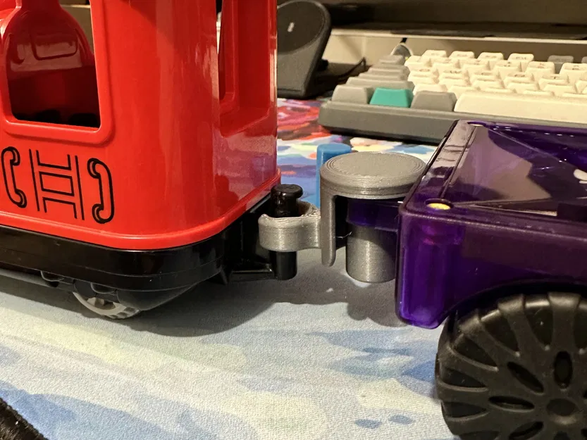 Coupler kết nối xe lửa Duplo với vòng kéo Connetix - Image 2