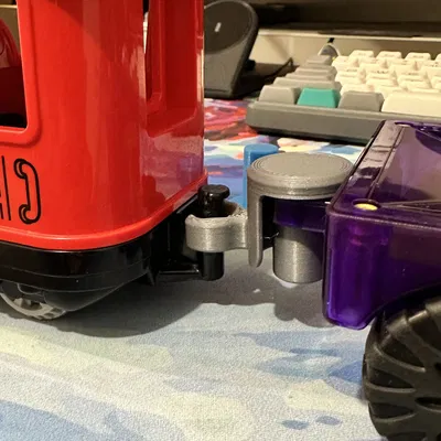 Coupler kết nối xe lửa Duplo với vòng kéo Connetix