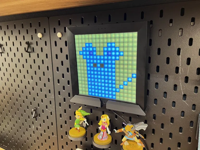 Giá đỡ Divoom cho bảng LED RGB 16x16 trên Ikea Skadis - Image 1