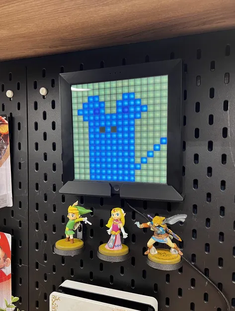 Giá đỡ Divoom cho bảng LED RGB 16x16 trên Ikea Skadis - Image 2