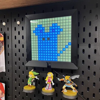 Giá đỡ Divoom cho bảng LED RGB 16x16 trên Ikea Skadis