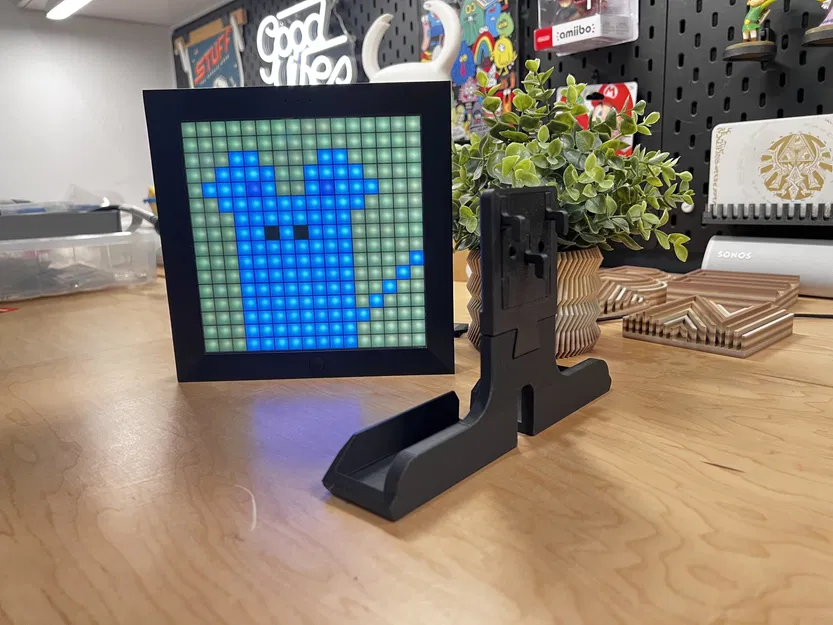 Giá đỡ Divoom cho bảng LED RGB 16x16 trên Ikea Skadis - Image 3