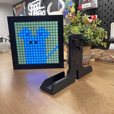 Giá đỡ Divoom cho bảng LED RGB 16x16 trên Ikea Skadis