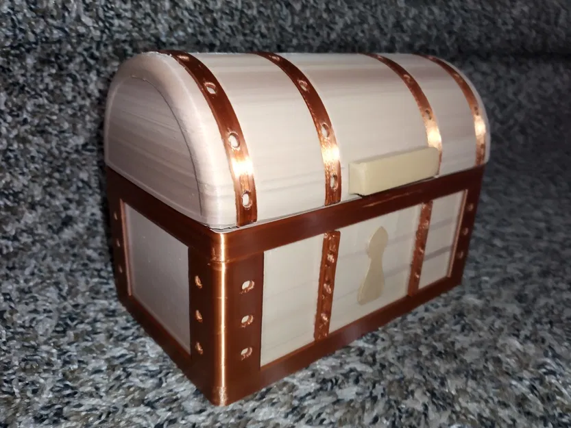 Hộp đựng cờ vua bằng gỗ kiểu kho báu - Image 2