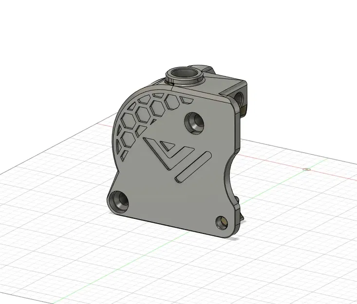 Vỏ máy ép LGX lite với logo Vzbot - Image 1