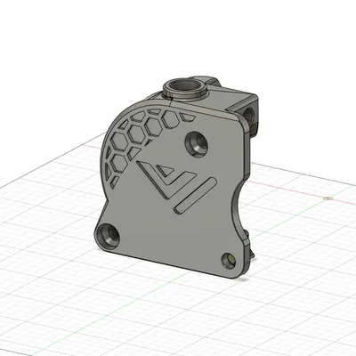 Vỏ máy ép LGX lite với logo Vzbot