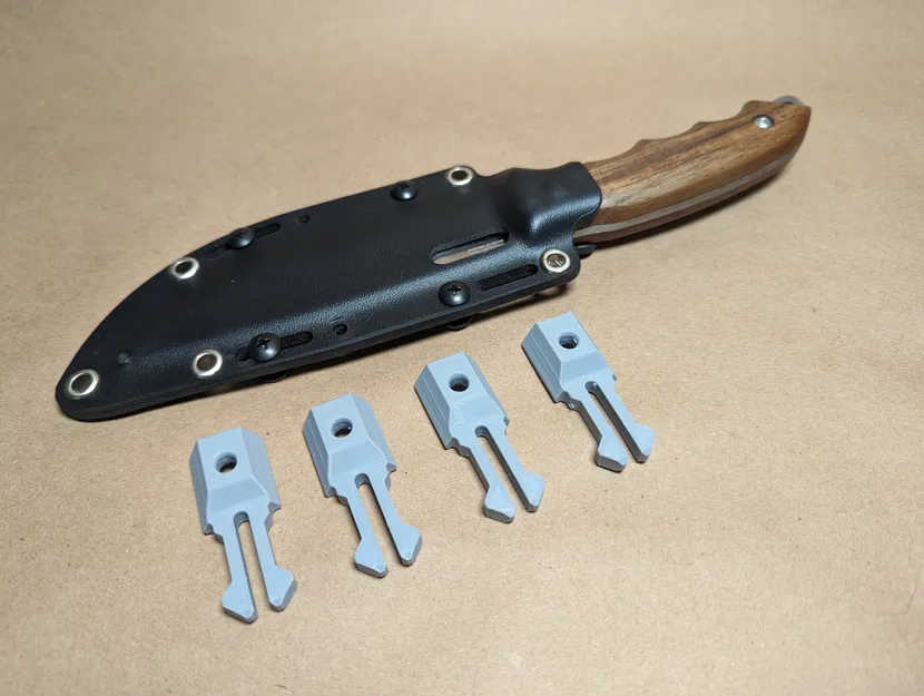 Kẹp gắn vỏ Kydex QUICK-CLIP cho các kích thước ngắn, vừa và dài - Image 2