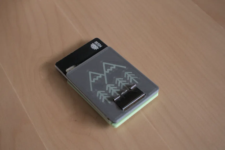 Ví đựng thẻ card fanning bằng kẹp giấy v2 - Image 3