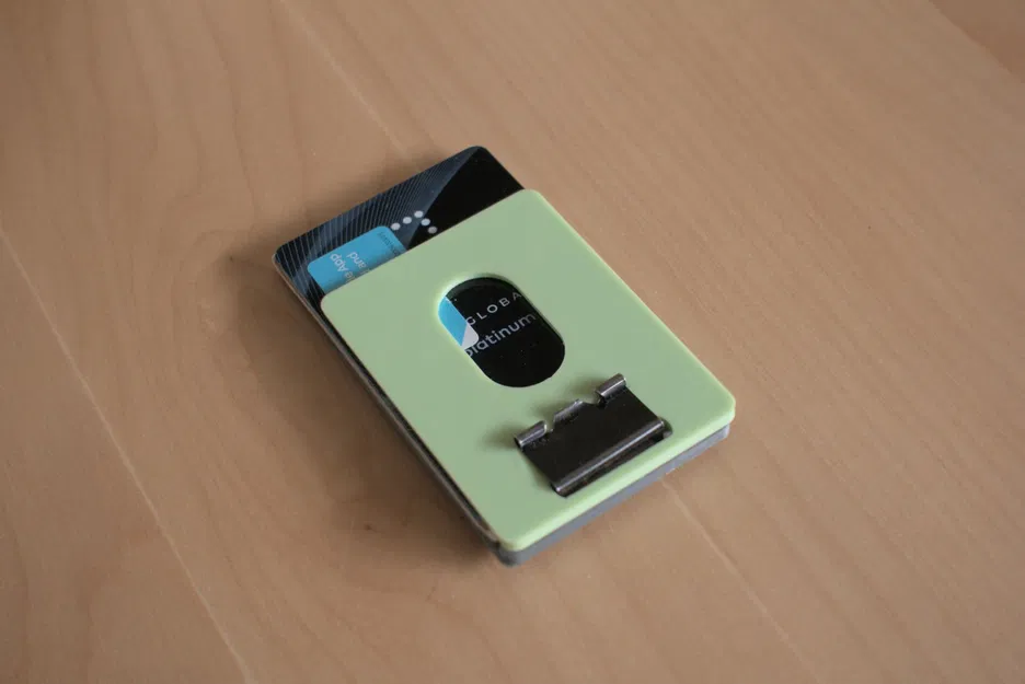 Ví đựng thẻ card fanning bằng kẹp giấy v2 - Image 4