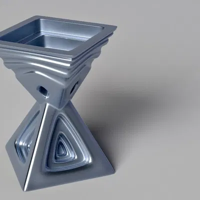 Kim tự tháp đôi kết hợp nghệ thuật và thiết kế