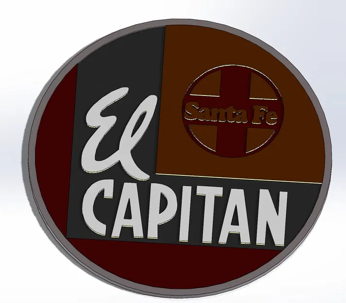 Đế lót ly hình đầu trống El Capitan Santa Fe - Image 1