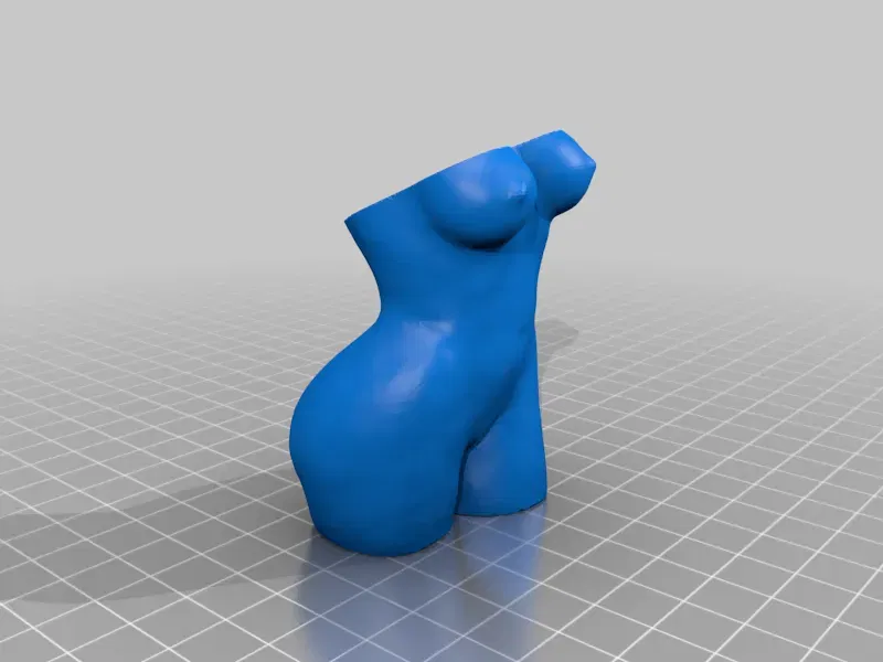 Bình hoa nữ khỏa thân nghệ thuật 3D - Image 4