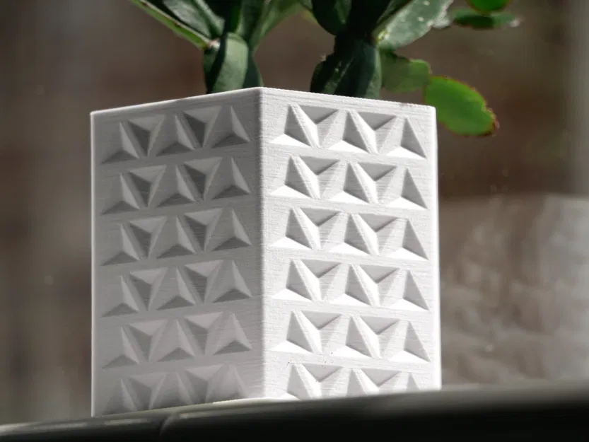 Chậu cây hình lục giác Tri-Hex 4 inch có lỗ thoát nước - Image 3