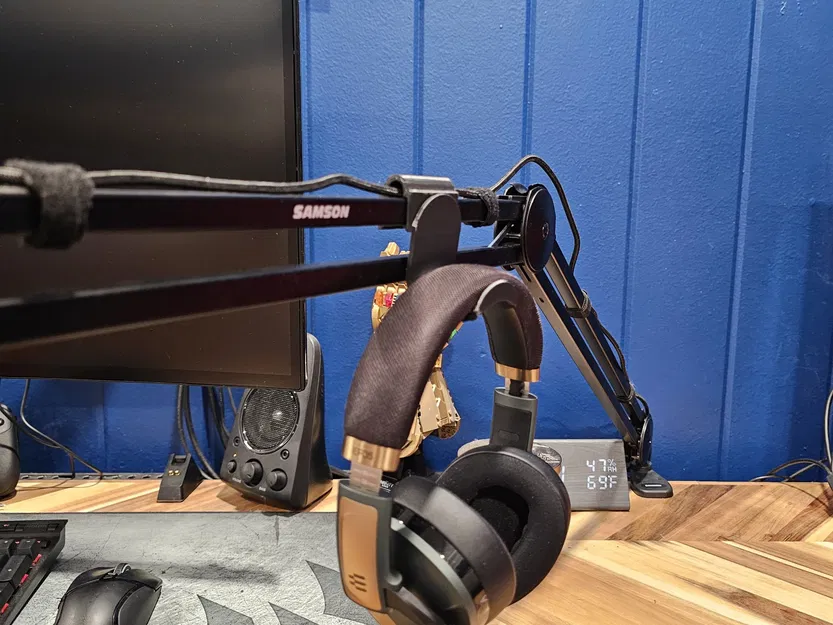 Giá đỡ tai nghe xoay cho Mic Arm Samson - Image 3