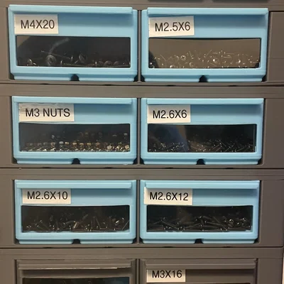 Ngăn kéo Gridfinity thiết kế độc đáo cho máy in 3D