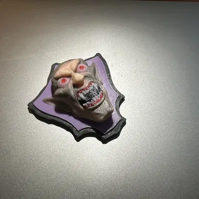 Biểu tượng Vampire Plaque in một màu sắc