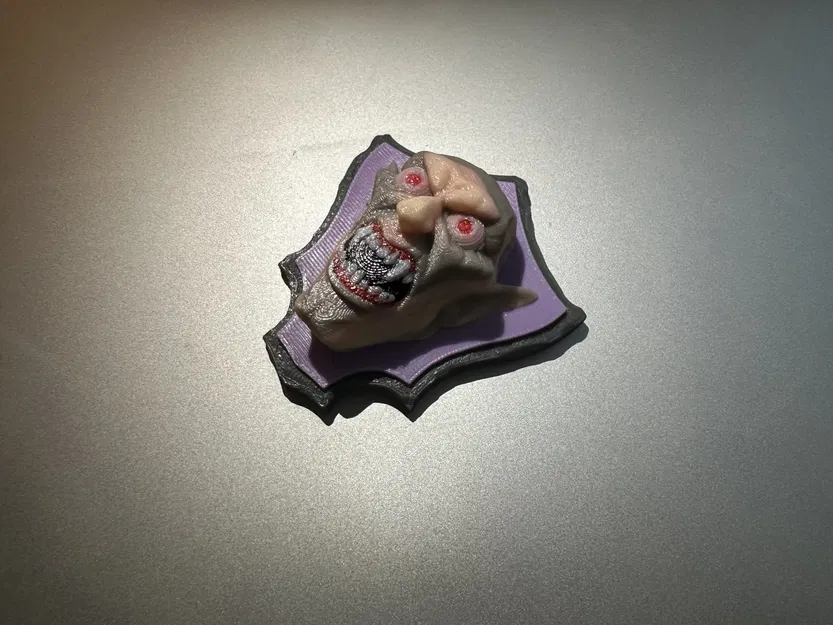 Biểu tượng Vampire Plaque in một màu sắc - Image 3