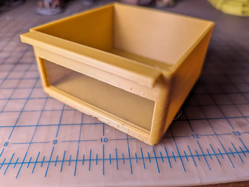 Ngăn kéo Gridfinity 2x2 với cửa sổ kính hiển vi - Image 1