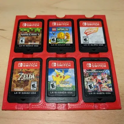 Giá đỡ cartridge game Nintendo Switch treo tường - Image 1