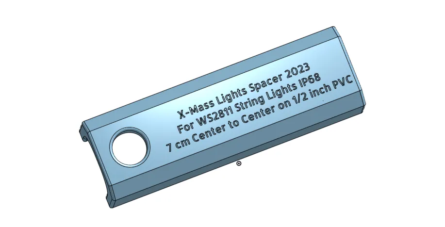 Giá đỡ khoảng cách cho dây đèn LED WS2811 trên jig PVC 1/2 inch - Image 4