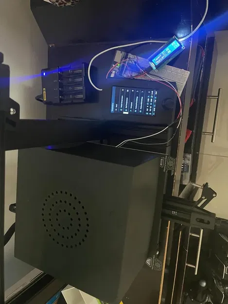 Hộp sấy filament cho bàn in 3D kích thước 215x215x140 - Image 1