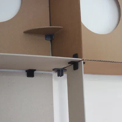 Nhà búp bê bằng bìa cứng mô-đun lấy cảm hứng từ Nakagin