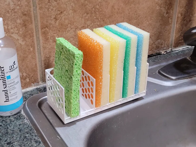 Giá đỡ bọt biển hình lục giác SpongeDaddy - Image 1