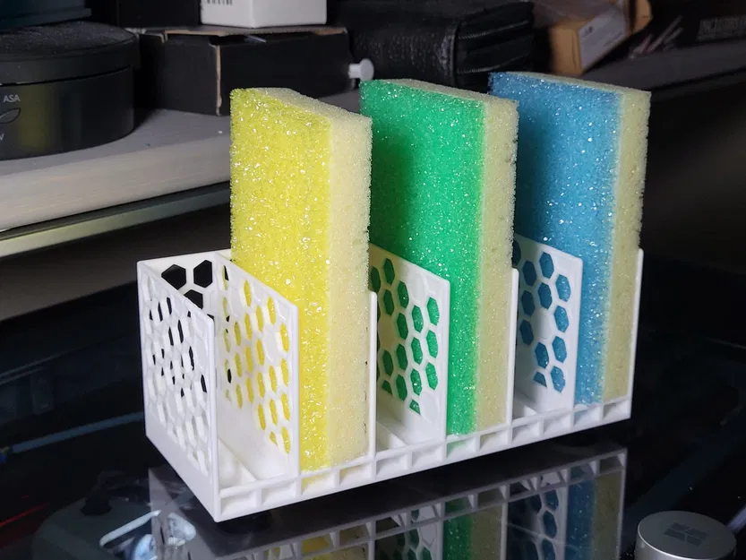 Giá đỡ bọt biển hình lục giác SpongeDaddy - Image 4