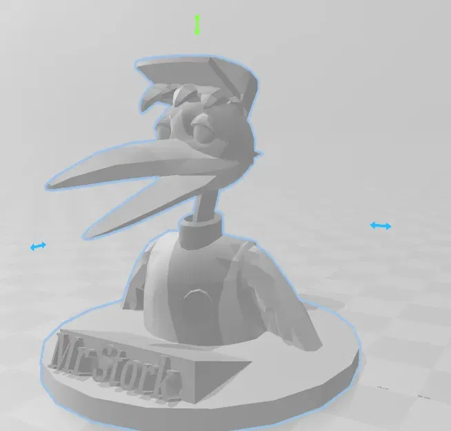 Tượng bán thân Mr Stork trong vũ trụ Disney - Image 1