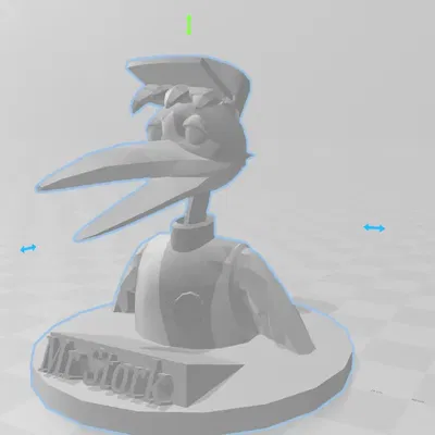 Tượng bán thân Mr Stork trong vũ trụ Disney