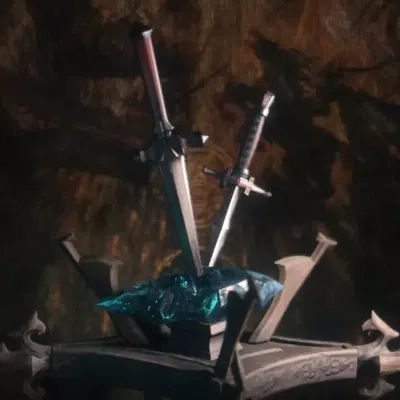 Đá tinh thể Cid và Clive trong Final Fantasy XVI