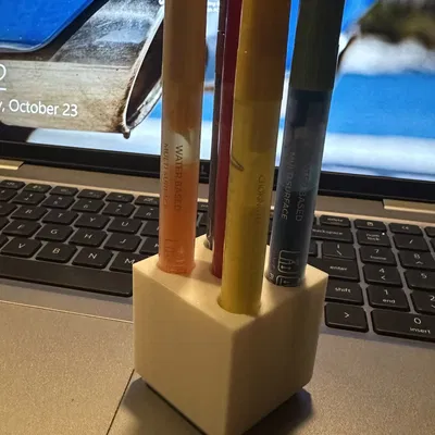 Giá đỡ bút vẽ 1x1 Gridfinity cho tổ chức dụng cụ vẽ