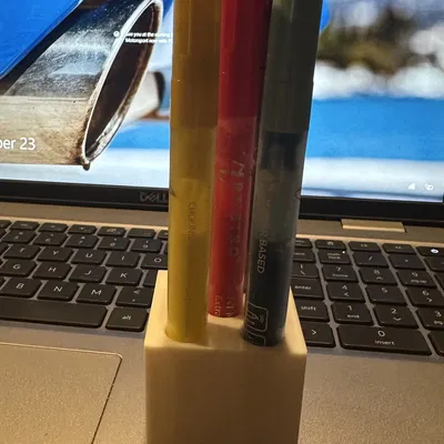 Giá đỡ bút vẽ 1x1 Gridfinity cho tổ chức dụng cụ vẽ