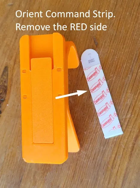 Móc treo tường Command Strip lớn dễ in - Image 4