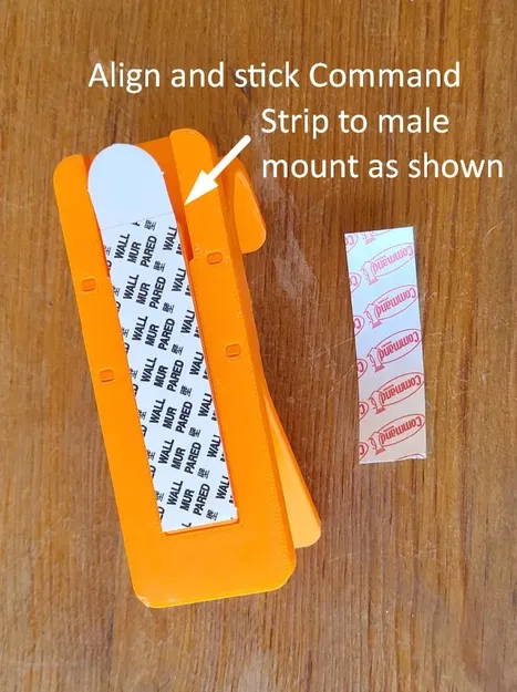 Móc treo tường Command Strip lớn dễ in - Image 5