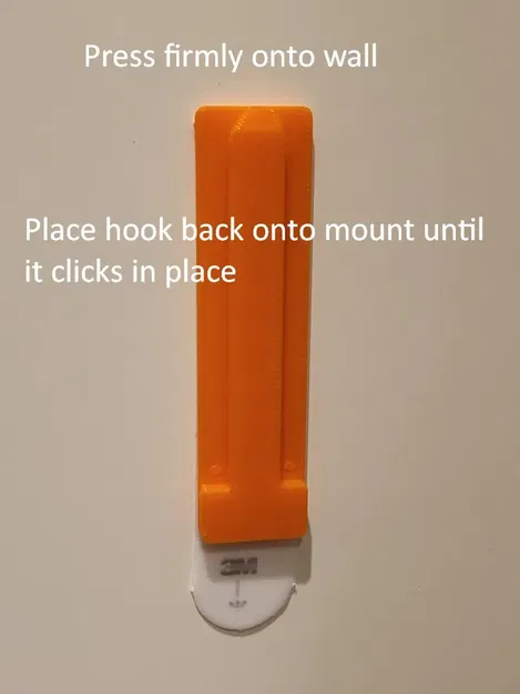 Móc treo tường Command Strip lớn dễ in - Image 8