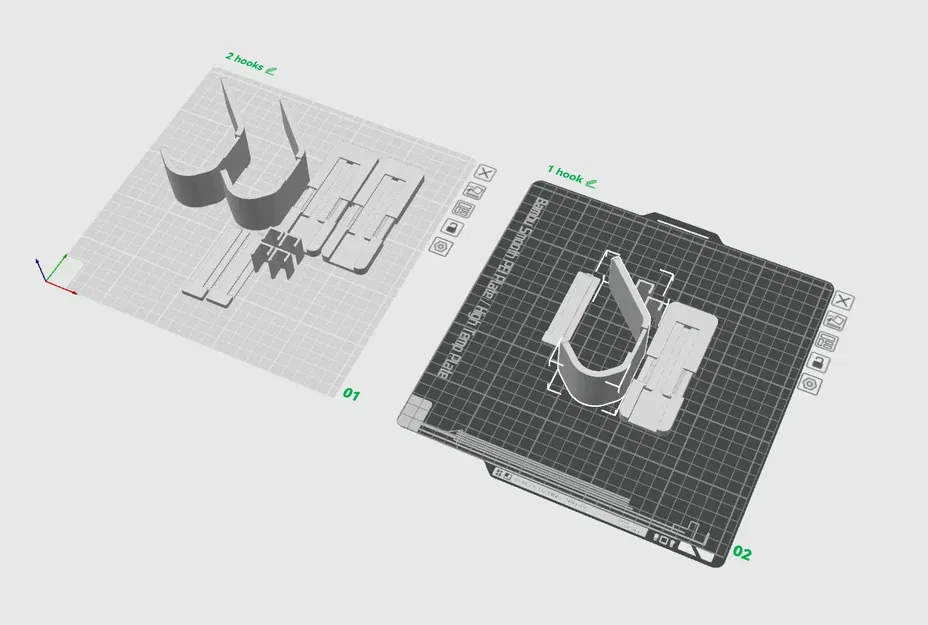 Móc treo tường Command Strip lớn dễ in - Image 17