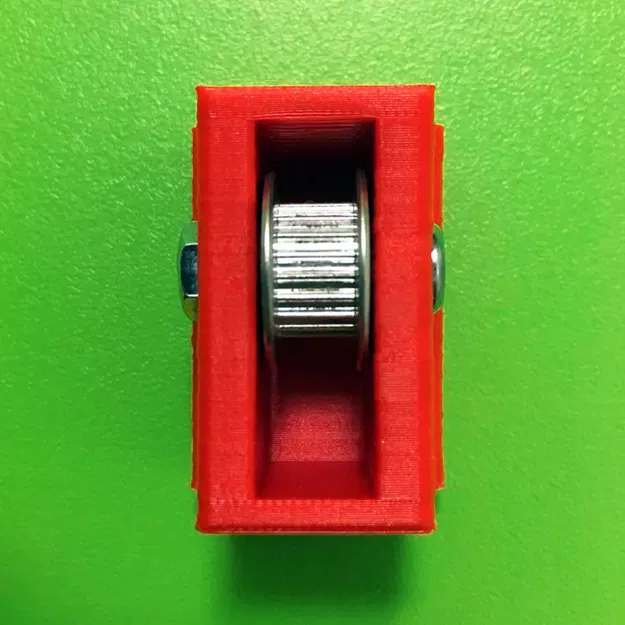 Bánh đai Y-axis P3Steel với ổ bi Ø5mm và 20 răng GT2 - Image 1